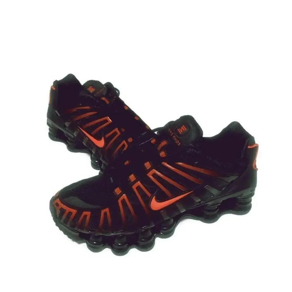 Nike Shox TL GS Sneakers Kids 7Y Fits Mens 7 Womens 8.5 Black Crimson IO4645-004